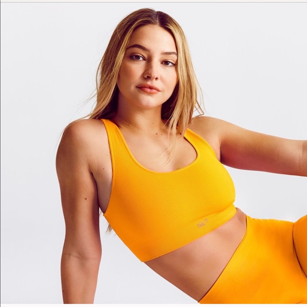 SET Active Daisy Box Bra Orange Yellow Daisy Color Mediumm